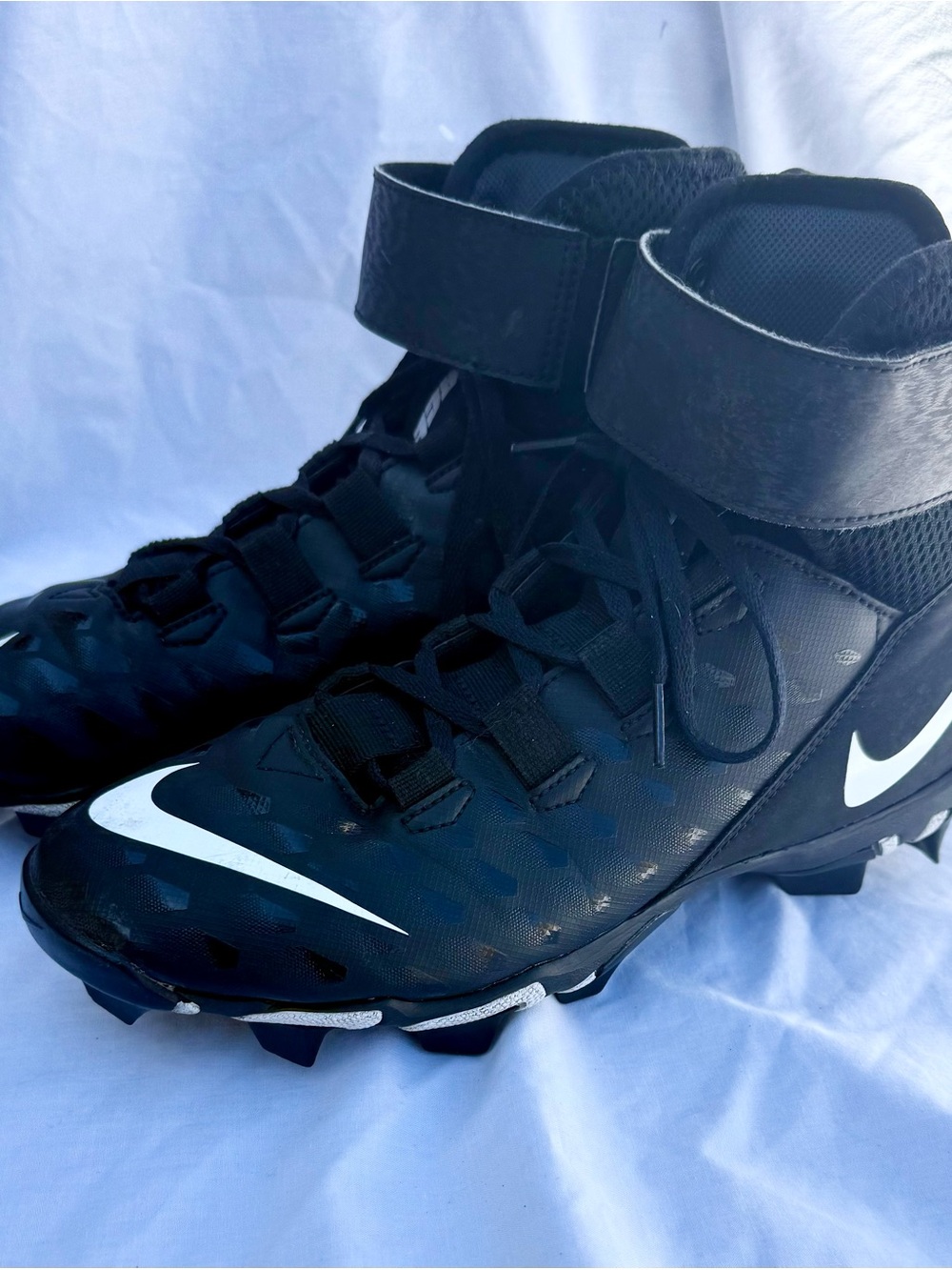Nike Savage Shark 2 Black Football Cleats Men’s 8.5